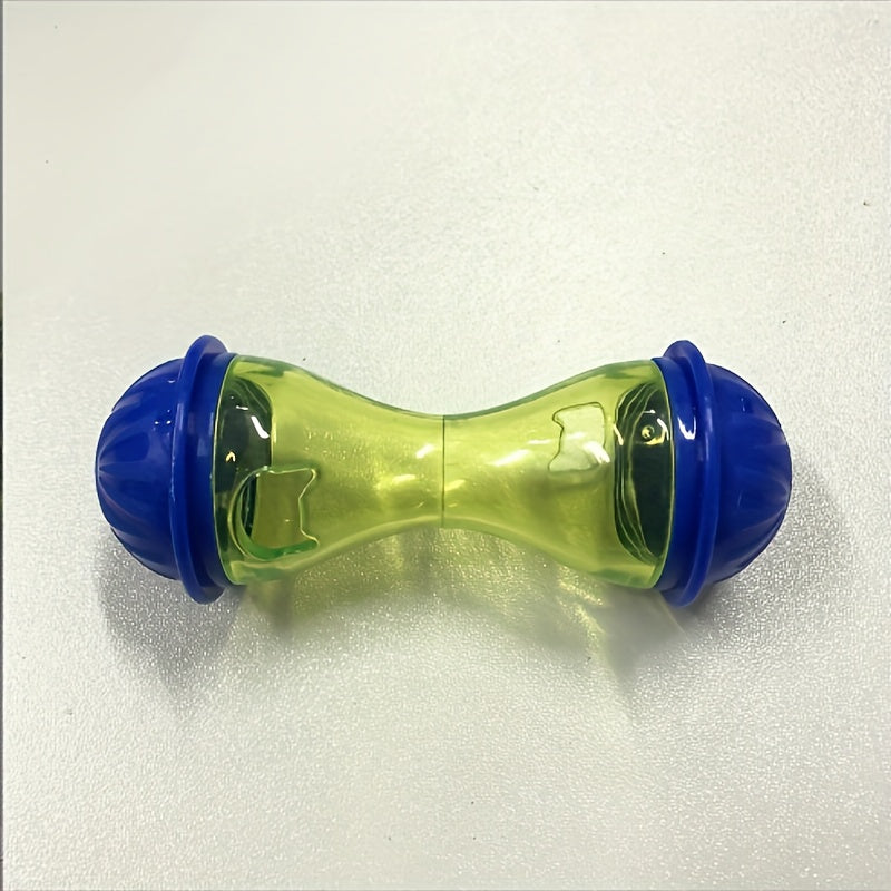 1pc Whisker Wonders Interactive Cat Toy - Non-Electric Treat Dispensing Bone-Shaped Puzzle for Cats, Durable Plastic Material, Engaging Pet Play Accessory, Without Battery