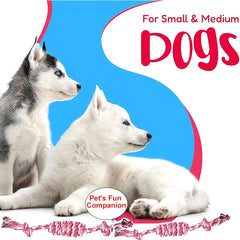 Pet Chew Rope Toy for Dogs, a Companion for Dogs, Knotted Chew Rope, Braided Chew Rope, Dental Toys for Pets.