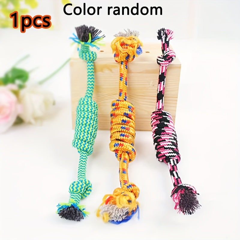 Pet Chew Rope Toy for Dogs, a Companion for Dogs, Knotted Chew Rope, Braided Chew Rope, Dental Toys for Pets.