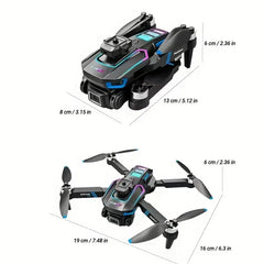 The new LU60 drone is equipped with Optical Flow Obstacle Avoidance, Brushless Motor, 360° Stunt, WiFi Remote Control, 90° Servo Dual Camera, Indoor/Outdoor, ideal choice for beginners, perfect for Halloween/Christmas/New Year gifts