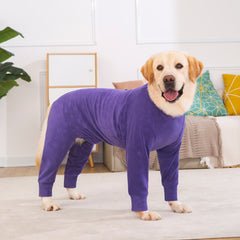 [Dog Pajamas] Large Dog Pajamas - Soft Stretchy Pet Sleepwear, Easy Slip-On Onesie for Great Danes, Mastiffs, German Shepherds - Machine Washable Winter, Fall, Spring Outfit - Cozy Dog Clothing Gift for Big Breeds, Dog Pajamas, Seasonal Dogwear, Pullover