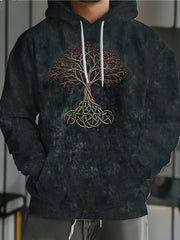 3D Men'S New Long Sleeve Casual Hoodie | Fashion Print Hooded Sweatshirt, Perfect for Fall/Winter, Regular Fit, Slight Stretch Fabric