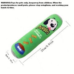 [Dog Toy] 1pc Potato Chip Bucket Shaped Plush Chew Toy - Tear-Resistant Soft Chew-Proof Dog Toy, Safe for teething, Interactive play, Indoor/Outdoor use - Ideal for Puppies, Small Dogs - Durable Pet Chew Toy, Playful Design, Tearresistant Material