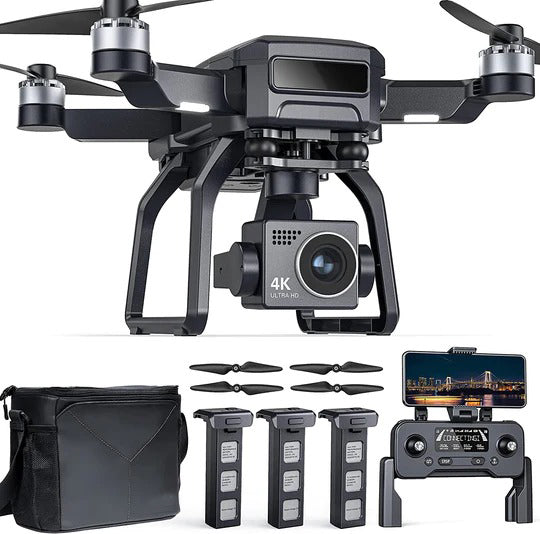 Foldable 4K Drone with Camera for Adults Beginners，3-Aix Gimbal，9800ft | 5GHz | FPV | Video Transmission Hover Hold