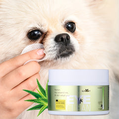 120pcs Pet Eye Wipes for Dogs | OIVOLII Brand Eye Cleaning Wipes for All Breed Sizes