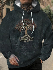 3D Men'S New Long Sleeve Casual Hoodie | Fashion Print Hooded Sweatshirt, Perfect for Fall/Winter, Regular Fit, Slight Stretch Fabric