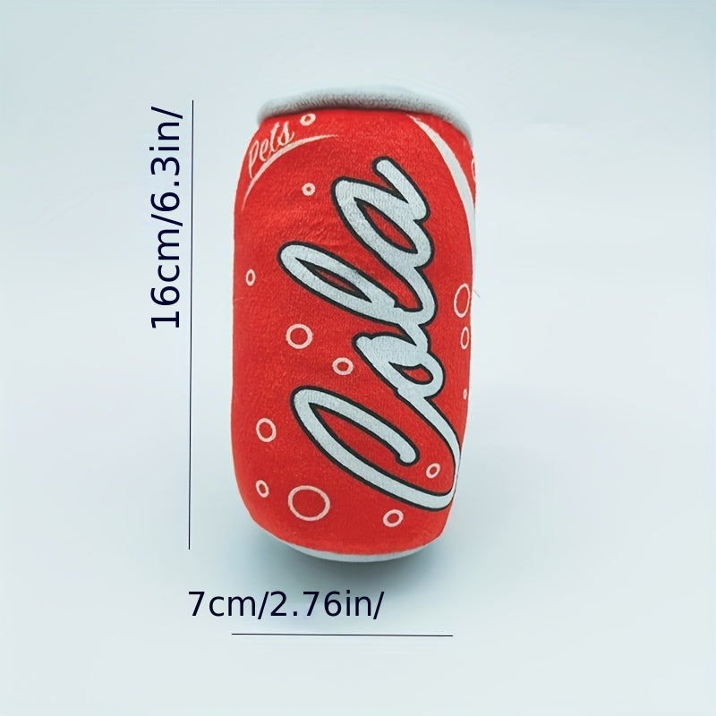 [Squeaky Can Toys for Dogs] Durable Chew-Resistant Squeaky Can Toys for Dogs - Interactive Pet Sound Toys with Striped Pattern, No Battery Needed, Medium Breeds & All Dog Types, Playful Dog Design, Safe Dog Product