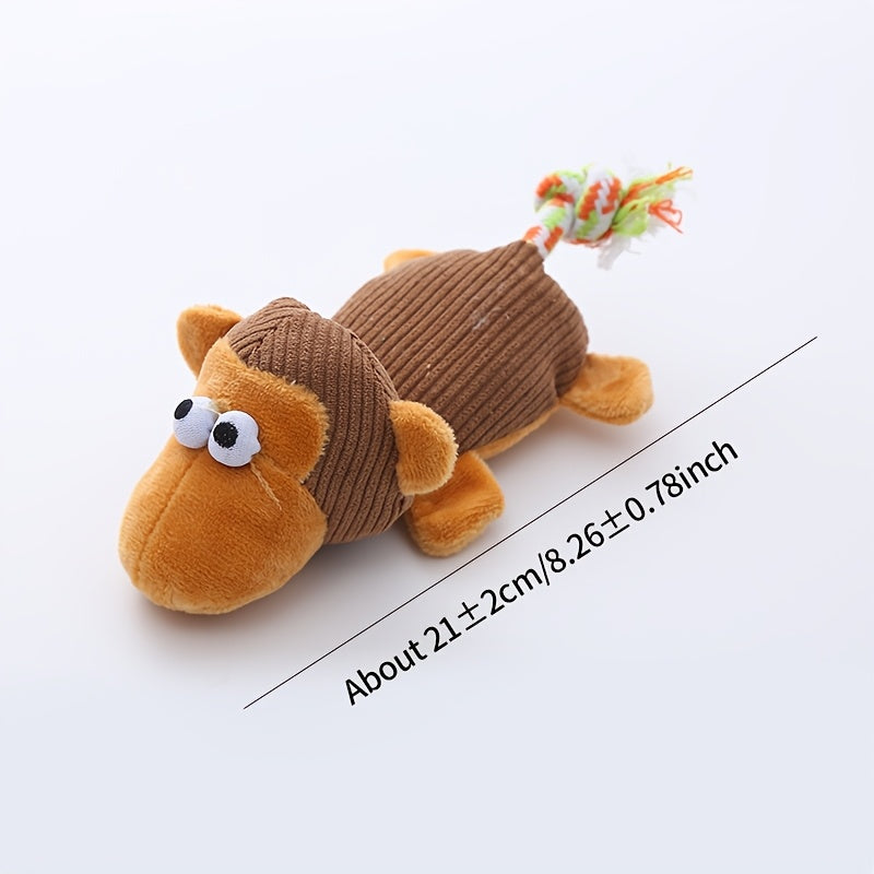 Adorable Interactive Dog Plush Toy 1pc - Durable Chew Toy for Your Pet