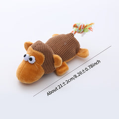 Adorable Interactive Dog Plush Toy 1pc - Durable Chew Toy for Your Pet