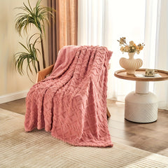 1pc Luxurious Fleece Blanket | Ultra-Soft 3D Plush with Dense Weave for Exceptional Warmth, Cozy Flannel Throw for Bed, Couch, Travel, and Outdoor Use - Versatile, Extra Warm, and Air-Conditioning, Lowest Price in US, 1lb, 2lbs, 3lbs Per Blanket