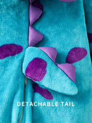 Baby 0-5 Years Spring/Autumn Daily Outing Bodysuit - Classic Versatile Flannel Soft Beige-Friendly in Blue-Purple Colorway, Perfect for