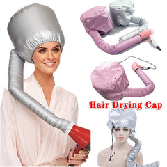 Portable Soft Hair Drying Cap Bonnet Hood Hat Blow Dryer