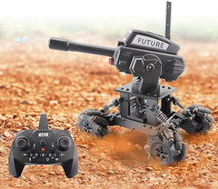 DIY Build Remote Control Tank Kit with 360° Rotate Water Bomber