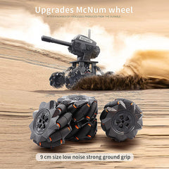 DIY Build Remote Control Tank Kit with 360° Rotate Water Bomber