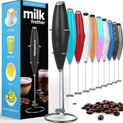 Milk Frother Handheld Maker For Coffee, Latte, Cappuccino, Hot Chocolate etc.