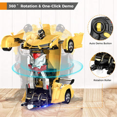 Transform Robot RC Cars for Kids