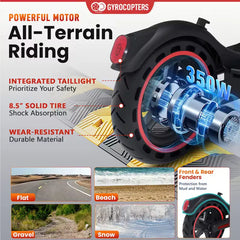 Electric Scooter (2025 Model) for Adults & Teens with App | 8.5” Burst Proof Tires | Speed 30 km/h, Range Up to 30 km | 7800 mAh Robust Battery | 350W Powerful Brushless Motor