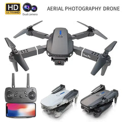 HD Folding Drone with - One-Touch Takeoff/Landing, Brushless Motor Quadcopter