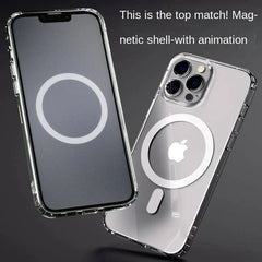 6pcs Apple Gift Box include ( 20W PD Charging Head, Back Cover, Wireless charger, Charging Cable, Bluetooth Earbuds & Phone BackPocket)