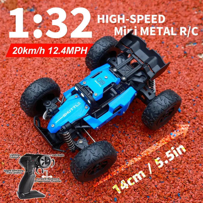 1:32 Scale High-Speed Mini RC Truck - 20km/h