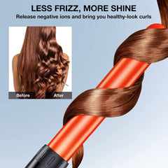 Interchangeable Curling Iron Wand Curler