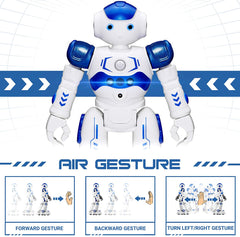 RC Robot Toy - Rechargeable, Hand Gesture Sensing, and More