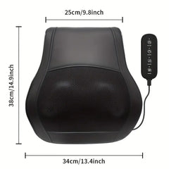 MASSTECK Shiatsu Massager Featuring Heat, Designed for Deep Tissue in The, Shoulders, And, Offers 3 Modes And 2 Heating Settings, Providing a 3D Kneading Experience for Body Relaxation, Perfect As a Gift for Mothers, Fathers, And Women