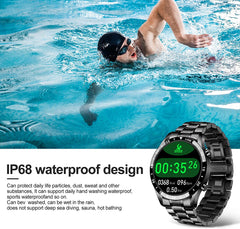 Men's Smart Watch with Stainless Steel Band