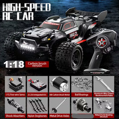 Carbon Brush Motor 40KM/ H, 1:16 High-Speed Off-Road Vehicle