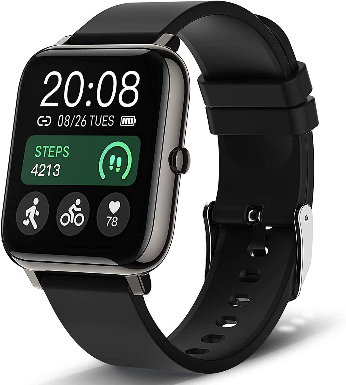Smartwatch with Blood Pressure, Blood Oxygen Monitor and Fitness Tracker