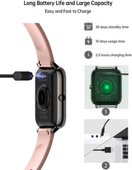 Smartwatch with Blood Pressure, Blood Oxygen Monitor and Fitness Tracker