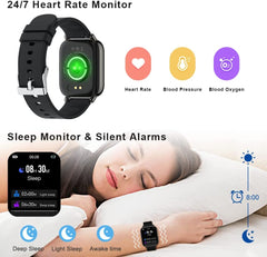 SmartWatchforMenWomen2021_1.69_HDTouchScreenFitnessTrackerSmartwatchforAndroidiOS_FitnessWatchesSleepHeartRateMonitor_IP68WaterproofPedometerActivityTracker24SportsModes