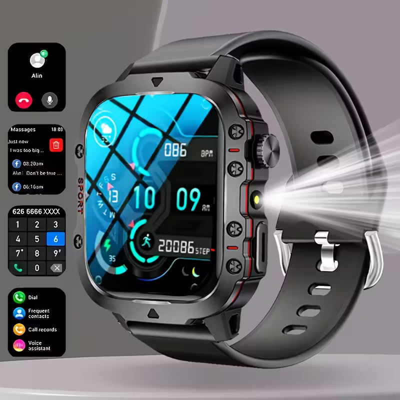 Durable Smart Watch for Men with Wireless Calling