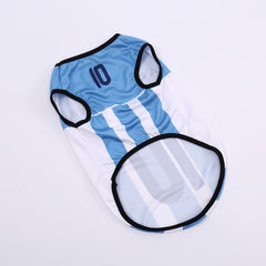 1pc Pet Jersey Argentina Team Jersey 2026 Pet Football Uniform Dog Vest Cat T-Shirt Comfortable Breathable Fabric