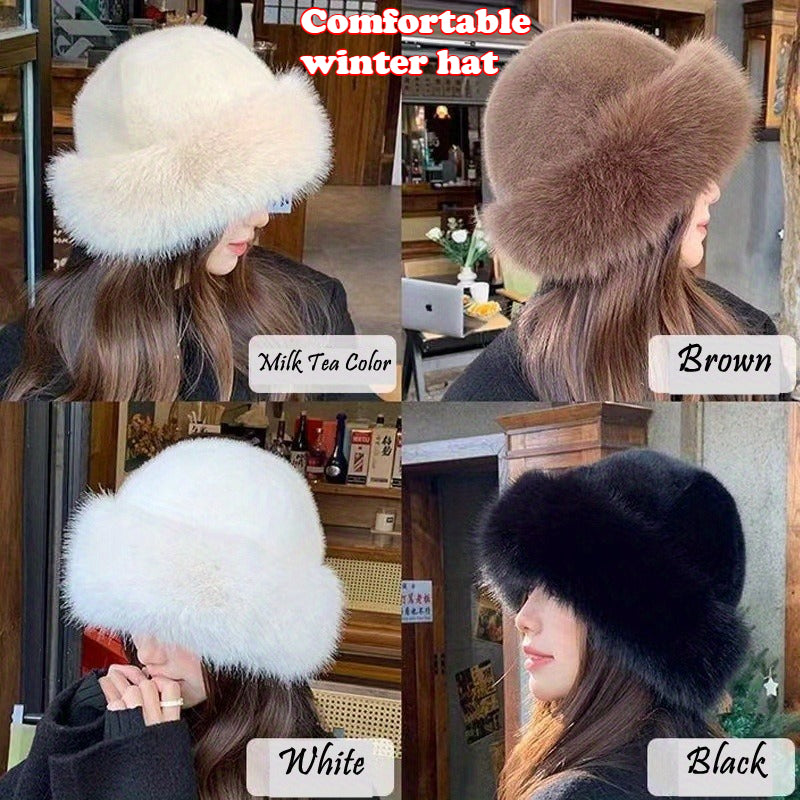 Elegant Thickened Winter Hat - Comfortable And Warm Mongolian Hat with Ear Protection, Featuring a Stylish And Simple Design, Elastic Fit, Suitable for Outdoor Activities in Cold Weather, Home Life, Work, And Study. A Perfect Gift for Christmas