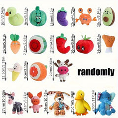 [20pcs Squeaky Dog Toy] 20pcs Chew-Resistant Squeaky Dog Toy Gift Set | Perfect for Small Dogs, Keeps Your Pet Entertained and Engaged