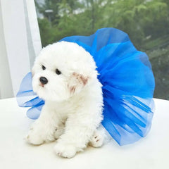 Fashionable Tutu Dresses for Small to Medium-Sized Puppies, Including Teddy And Schnauzer Breeds, Featuring Dog Apparel, Skirts, And Pet Supplies.