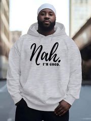 nah i m good 2024 New Printed Autumn and Winter Plush Youth Versatile Spring and Autumn Style Plus Dalian Hat Fashion Brand Sweater