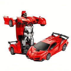 Transforming Car Robot, One-Button Deformation Toy Car, 1:18 Scale 360° Rotating Drifting, Toys Suitable for Kids Over 3 Years Old, Educational Toys, Children's Day Gift, Birthday Gift