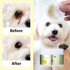 120pcs Pet Eye Wipes for Dogs | OIVOLII Brand Eye Cleaning Wipes for All Breed Sizes