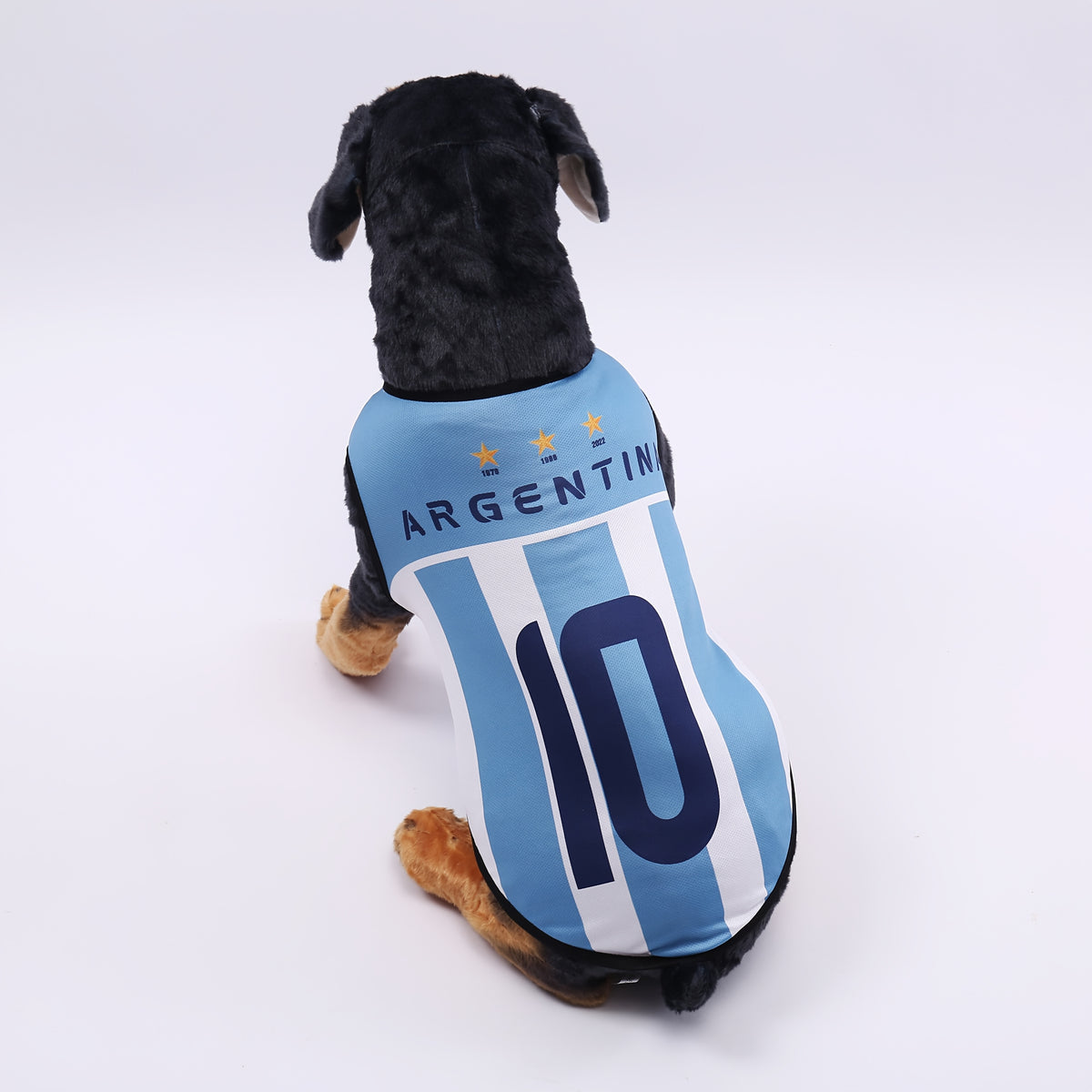 1pc Pet Jersey Argentina Team Jersey 2026 Pet Football Uniform Dog Vest Cat T-Shirt Comfortable Breathable Fabric