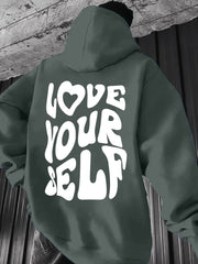 Men's Heavyweight Hooded Sweatshirt - Winter Warm Sweater with , Machine Washable Pullover Sweater, Casual Regular Fit for Cold Weather, Thick Warm Sweaters for Men