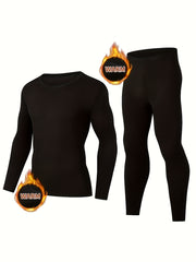 Men's Warm Underwear, Comfortable and Stylish, Perfect for Winter Wear and Home Casual