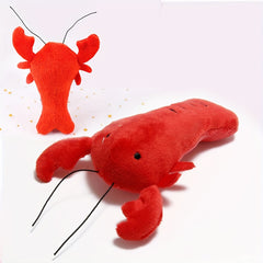 1pc Crab Design Pet Grinding Teeth Plush Toy, Durable Chew Toy For Dog Interactive Supply