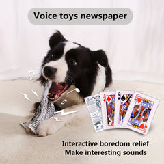 FunBuddy Squeaky Delight - Soft Plush Interactive Dog Toy with Alphabet Print Pattern, Durable Boredom Buster for Medium Breed Pets, No Battery Required, Long-Lasting Entertainment Companion