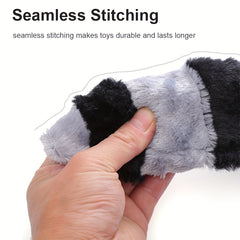 3pcs/Single Fox, Raccoon, and Squirrel - Squeaky Dog Toys Without Filling, Chew Toys for Small to Medium Breeds, 3pcs Soft Plush Toys, Flat No-Filling Puppy Toys