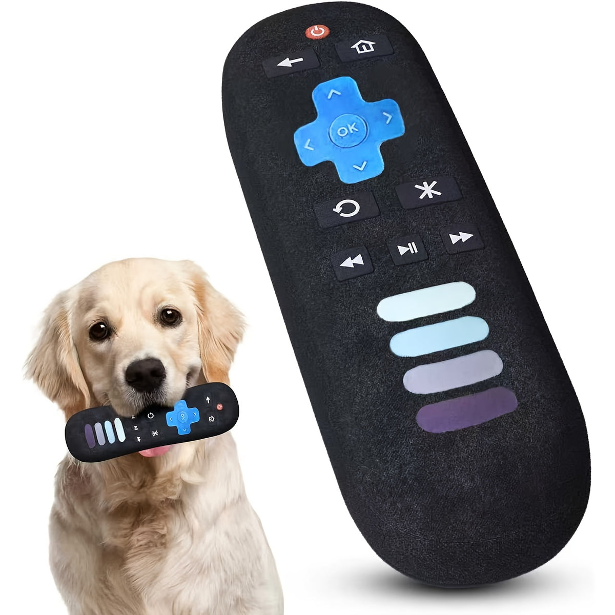 Humorous Remote-Controlled Dog Toy Featuring a Squeaker And Crinkle - Adorable Parody Toys - Suitable for Small, Medium, And Large Dogs - Ideal Gifts for Pet Birthdays