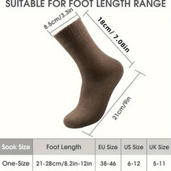 3 Pairs of Thick Winter Snow Socks for Men, Soft Plush Warm Socks, a Gift for Husband, Father, Or Boyfriend, Item in European Size (39-45) And US Size 9-11.