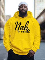 nah i m good 2024 New Printed Autumn and Winter Plush Youth Versatile Spring and Autumn Style Plus Dalian Hat Fashion Brand Sweater