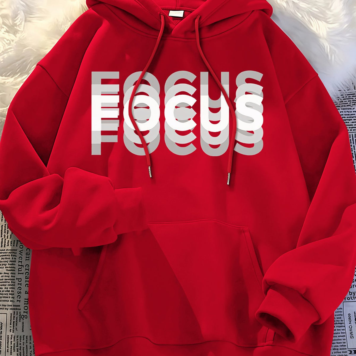 Men's Fashion Trendy Hooded Sweatshirt with Print